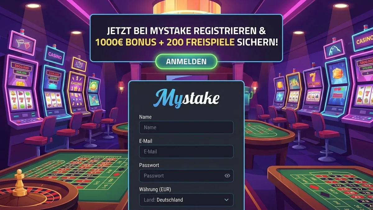 Registrierung mit Bonus